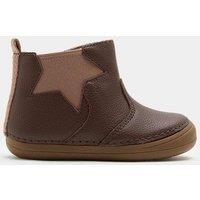 M&S Kids' Barefoot Leather Chelsea Boots (2 Small - 5 Small) Brown