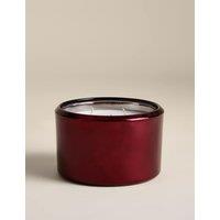 M&S Mandarin Clove & Cinnamon 3 Wick Candle Red Mix