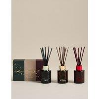 M&S Set of 3 Mini Diffusers Gift Set Red Mix