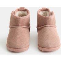 M&S Kids' Barefoot Suede Boots (2 Small - 5 Small) Pink