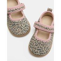 M&S Kids' Barefoot Leopard Ballet Pumps (3 Small - 5 Small) Multi
