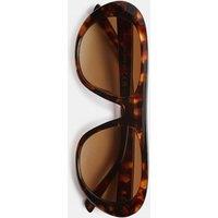 M&S Aviator Sunglasses Brown Mix