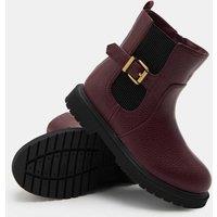 M&S Kids' Chelsea Boots (4 Small - 6 Large) Burgundy