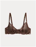 Savannah Lace Wired Demi Cup Bra (A-E)