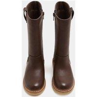 M&S Kids' Suede High Leg Boots (4 Small-6 Large) Brown