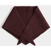 M&S Knitted Triangle Scarf Burgundy