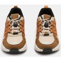 M&S Kids' Freshfeet Toggle Trainers (4 Small-2 Large) Cream Mix