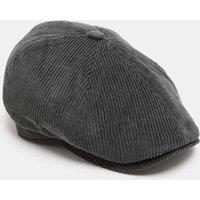M&S Pure Cotton Corduroy Flat Cap Dark Pewter
