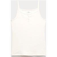 M&S Cotton Rich Pyjama Top (6-16 Yrs) Ecru