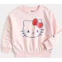 M&S Cotton Rich Hello Kitty Sweatshirt (2-8 Yrs) Pink