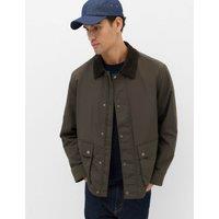M&S Crinkle Lightweight Barn Jacket Dark Mole