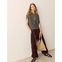Per Una Lace Balloon Trousers Dark Mole