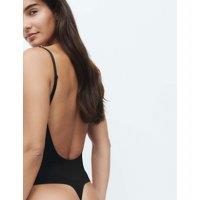Body by M&S Body Invisibles Backless Thong Bodysuit Black
