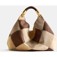 M&S Patchwork Slouchy Shoulder Bag Multi