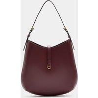 M&S Stitch Detail Top Handle Shoulder Bag Burgundy