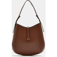 M&S Stitch Detail Top Handle Shoulder Bag Tan
