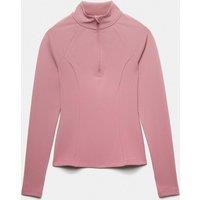 Goodmove Essential Half Zip Fitted Running Top Tea Rose