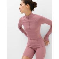 Goodmove Essential Half Zip Fitted Running Top Tea Rose