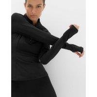 Goodmove Essential Half Zip Fitted Running Top Black