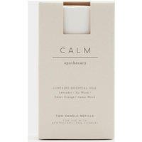 Apothecary Set of 2 Calm Candle Refills White