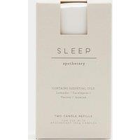 Apothecary Set of 2 Sleep Candle Refills White
