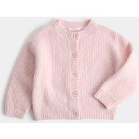 M&S Knitted Cardigan with Wool (2-8 Years) Pale Pink