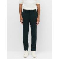 M&S Slim Fit Smart Stretch Trousers Dark Evergreen
