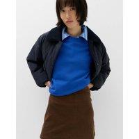M&S Faux Suede Mini Skirt Brown