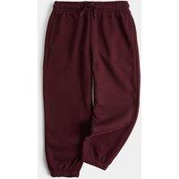 M&S Cotton Rich Plain Joggers (2-8 Yrs) Dark Burgundy