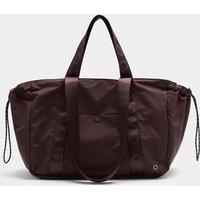 M&S Drawstring Tote Bag Oxblood