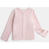 M&S Cosy Ribbed Top (2-10 Yrs) Soft Pink