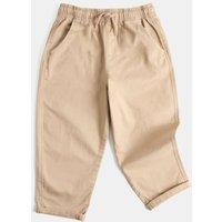M&S Cotton Rich Pull On Cargo Trousers (2-8 Yrs) Neutral