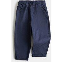 M&S Cotton Rich Pull On Cargo Trousers (2-8 Yrs) Indigo