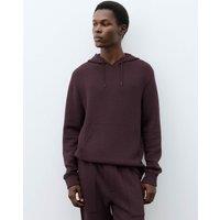Autograph Modal Rich Scuba Hoodie Dark Burgundy
