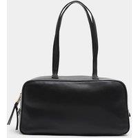 M&S Leather Bowler Bag Black