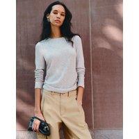 M&S Double Layer Ruched Side Top Grey Marl