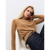 Autograph Pure Cashmere Crew Neck Jumper Caramel