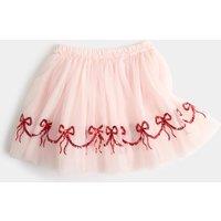 M&S Sequin Bow Tutu (2-10 Yrs) Pink