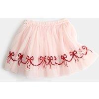 M&S Sequin Bow Tutu (2-10 Yrs) Pink
