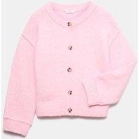 M&S Fluffy Cardigan (6-16 Yrs) Pale Pink