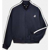 M&S Tricot Track Jacket (6-16 Yrs) Navy