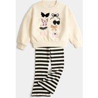 M&S 2 Piece Cotton Rich Halloween Outfit (2-8 Yrs) Multi