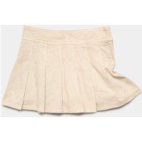 M&S Pure Cotton Pleated Mini Skirt (6-16 Yrs) Stone