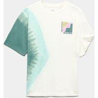 M&S Pure Cotton Tie Dye T-Shirt (6-16 Yrs) White Mix