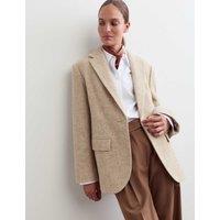 JAEGER Pure Wool Tailored Jacket Camel