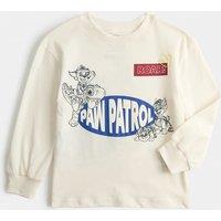 M&S Pure Cotton PAW Patrol Top (2-8 Yrs) Ecru