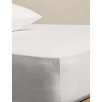 M&S Pure Brushed Cotton Deep Fitted Sheet Dove
