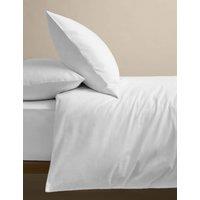 M&S Pure Cotton Brushed Bedding Set White