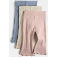 M&S 3 Pack Leggings (0-5 Yrs) Multi