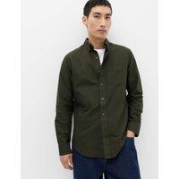 M&S Pure Cotton Ultimate Oxford Shirt Dark Green